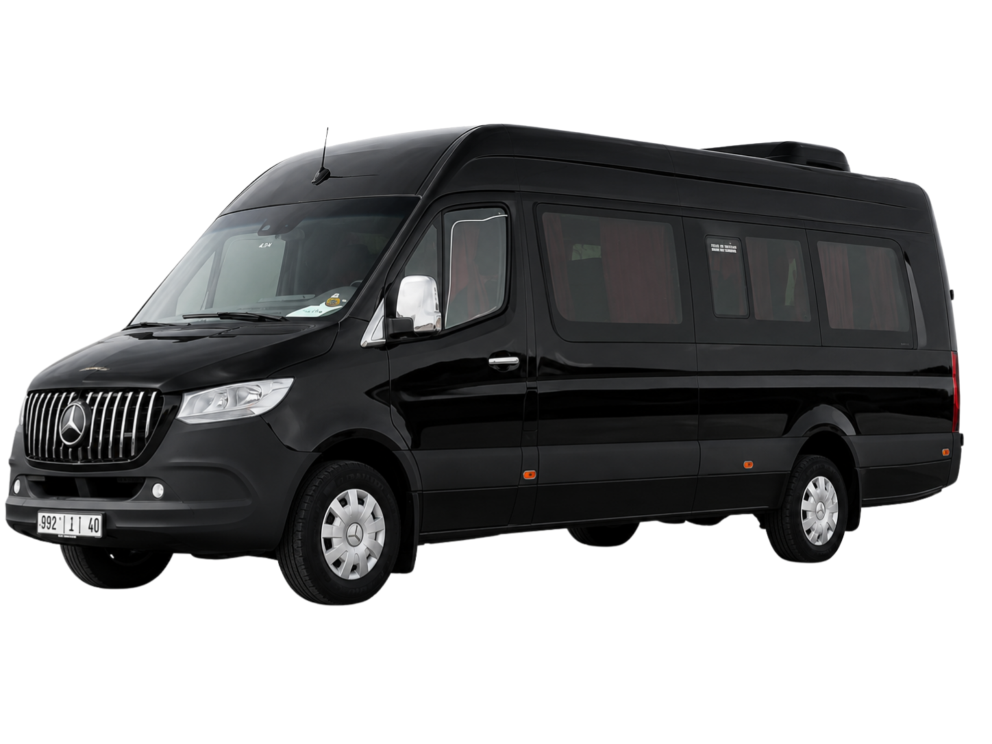 Minibus pour transfert de groupe